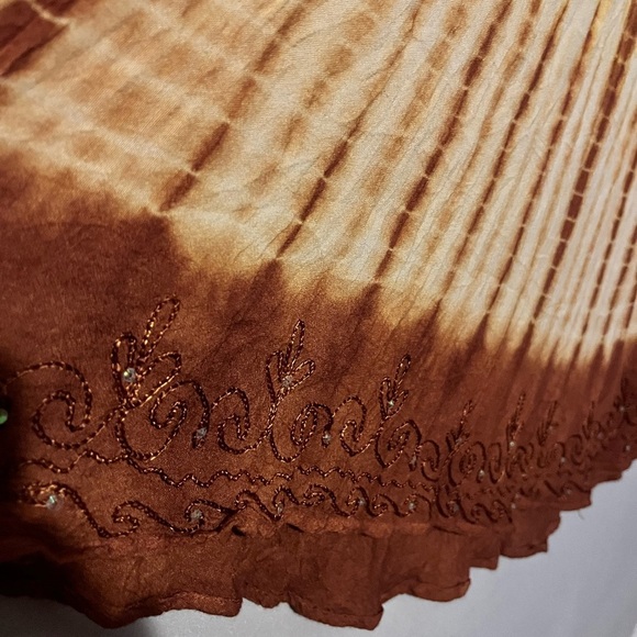 SET OF 3 - One Size Hippie Boho Beachy Tie Dye Flowy Summer Dresses (Free Size) - Picture 15 of 16